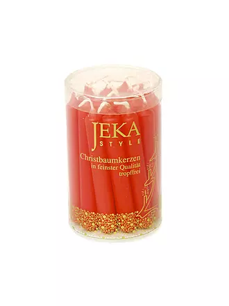 JEKA | Baumkerzen 20er Dose Rosso Rot | 